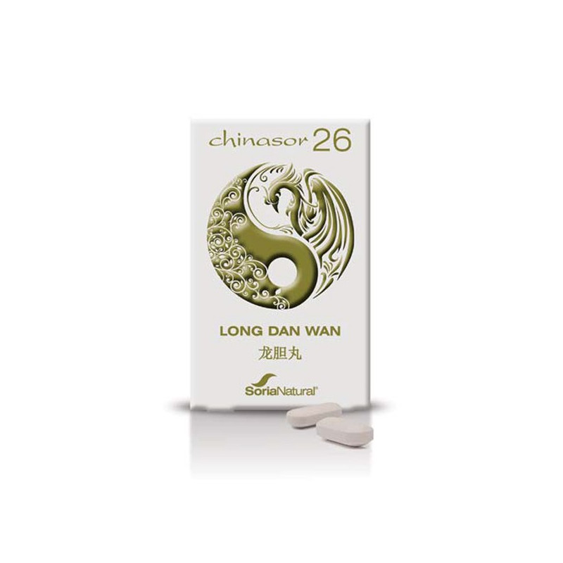 CHINASOR 26 LONG DAN WAN 30 COMPRIMIDOS SORIA NATURAL