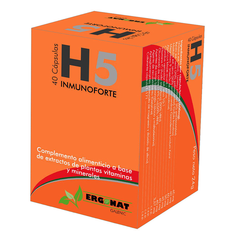 H5 INMUNOFORTE 40 CAPSULAS ERGONAT