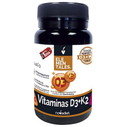 VITAMINAS D3+K2 60 CÁPSULAS NOVA DIET