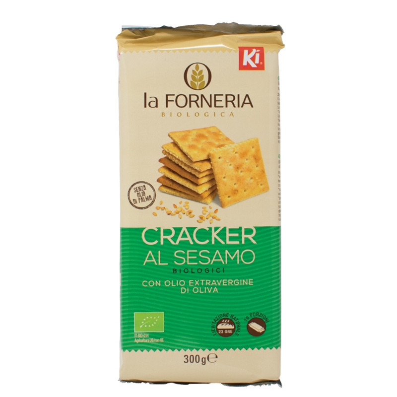 CRACKERS DE SESAMO 300Gr. BUONBIO