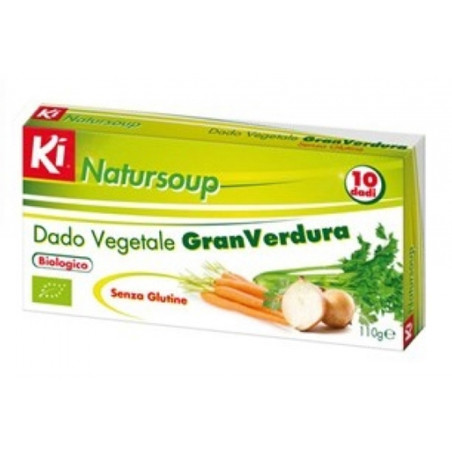 CALDO VEGETAL EN CUBITOS 64Gr. BUONBIO