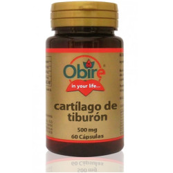 CARTILAGO DE TIBURON 500Mg. 60 CAPSULAS OBIRE