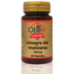 VINAGRE DE MANZANA 500Mg. 60 CAPSULAS OBIRE