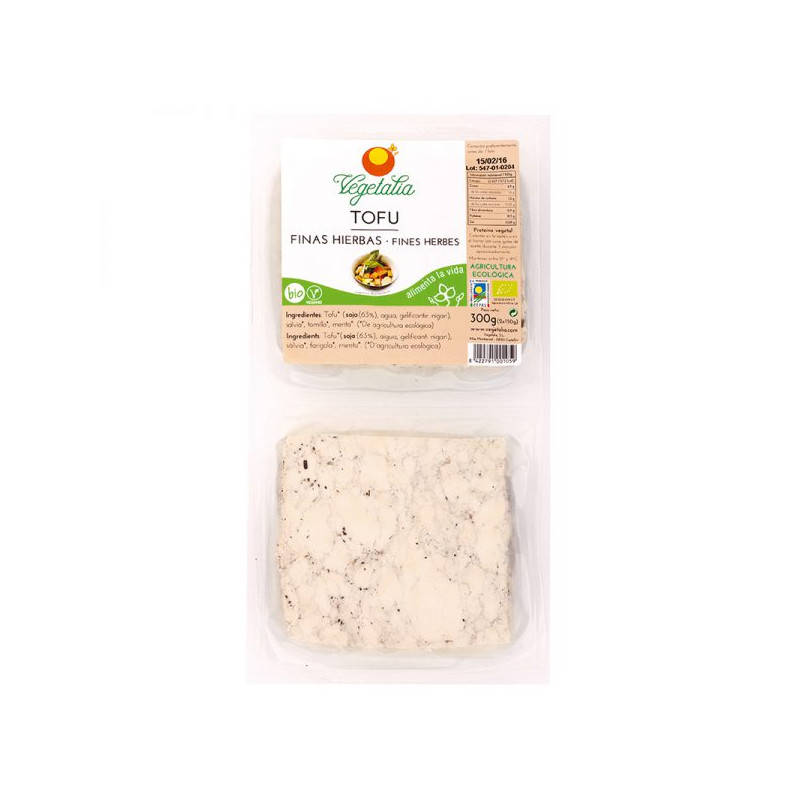 TOFU FINAS HIERBAS BIO 2X150Gr. VEGETALIA