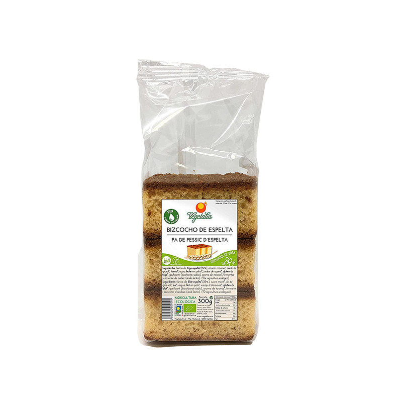 BIZCOCHO DE ESPELTA BIO 300Gr. VEGETALIA