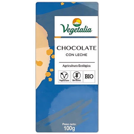 CHOCOLATE CON LECHE BIO 100GR VEGETALIA