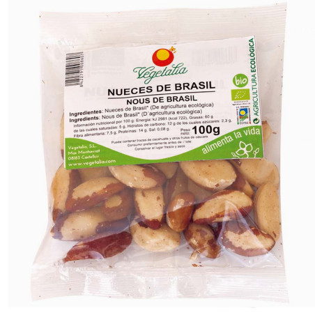 NUECES DE BRASIL ECOLOGICAS 100Gr. VEGETALIA