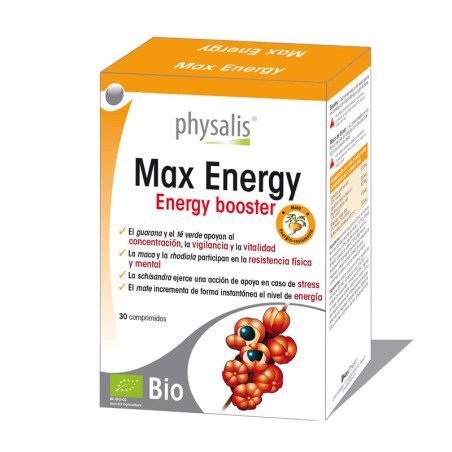 MAX ENERGY 30 COMPRIMIDOS PHYSALIS