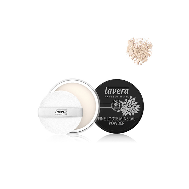 MAQUILLAJE POLVO MINERAL FINO TRANSPARENTE LAVERA