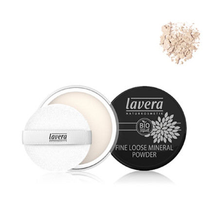 MAQUILLAJE POLVO MINERAL FINO TRANSPARENTE LAVERA