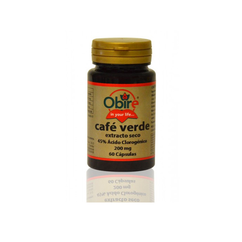 CAFE VERDE 200Mg. (EXT. SECO 45%) 60 CAPSULAS OBIRE