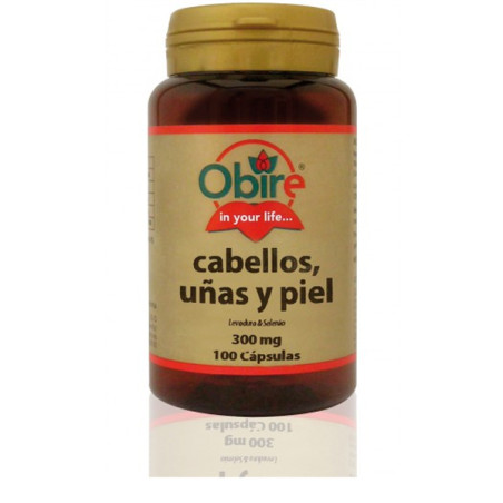 CABELLOS Y UÑAS 225Mg. ( LEV + SELENIO ) 100 CAPSULAS OBIRE