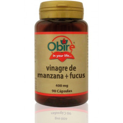 VINAGRE DE MANZANA + FUCUS 400Mg. 90 CAPSULAS OBIRE