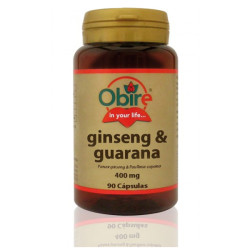 GINSENG & GUARANA 400Mg. 90 CAPSULAS OBIRE