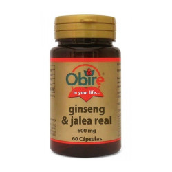 GINSENG & JALEA REAL 600Mg. 60 CAPSULAS OBIRE