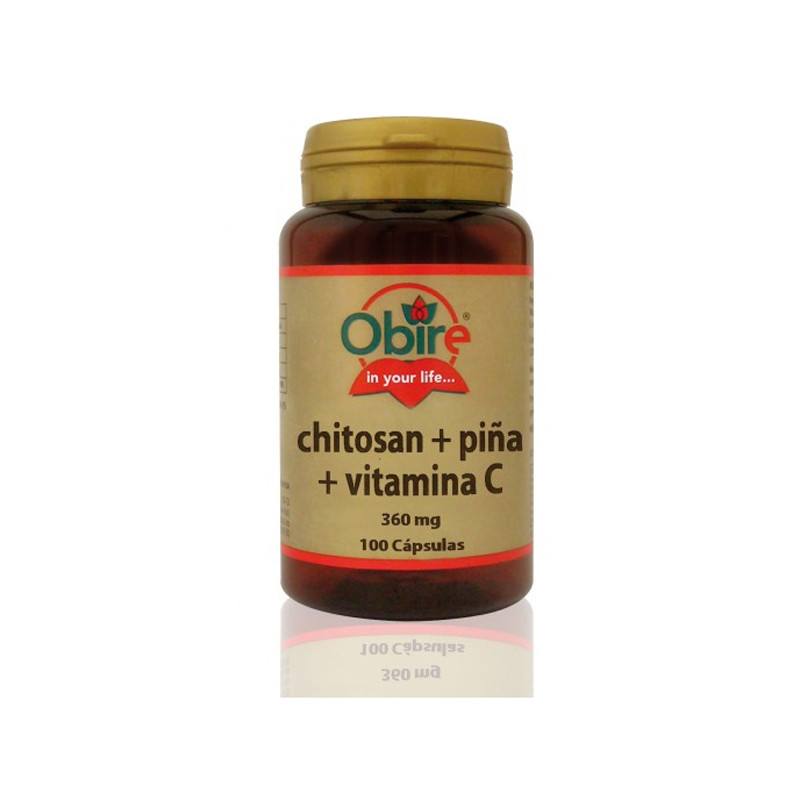 CHITOSAN + PIÑA + VIT. C. 360Mg. 100 CAPSULAS OBIRE