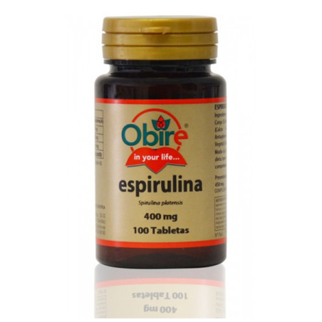 ESPIRULINA 400Mg. 100 TABLETAS OBIRE