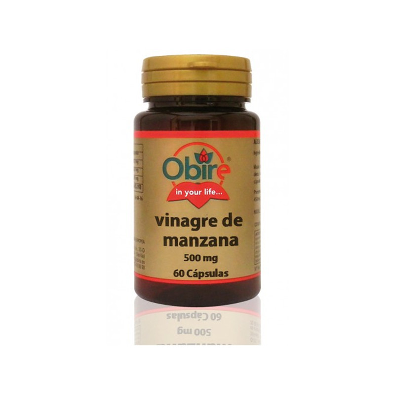 VINAGRE DE MANZANA 500Mg. 60 CAPSULAS OBIRE