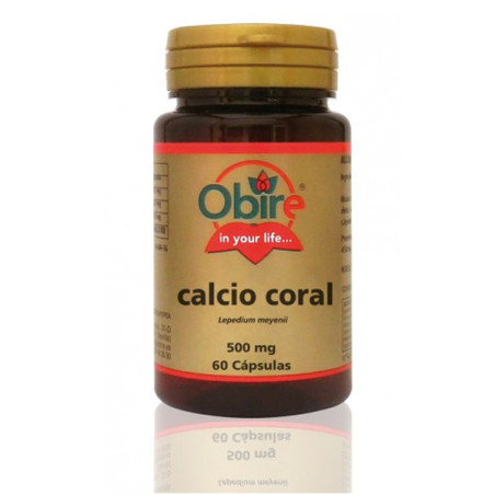 CALCIO CORAL 500Mg. 60 CAPSULAS OBIRE