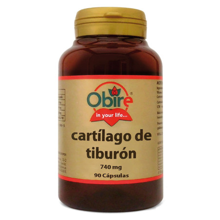 CARTILAGO DE TIBURON 740Mg. 90 CAPSULAS OBIRE