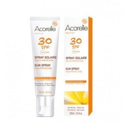 SPRAY SOLAR CARA Y CUERPO SPF30 BIO 100Ml. ACORELLE