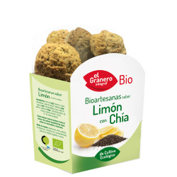 GALLETAS ARTESANAS SABOR LIMON CON CHIA 250Gr. GRANERO