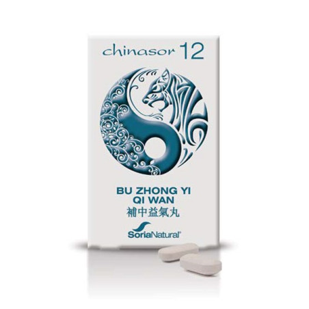 CHINASOR 12 BU ZHONG YI QI WAN 30 COMPRIMIDOS SORIA NATURAL