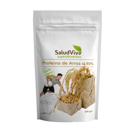 PROTEINA DE ARROZ 80% 250Gr. SALUD VIVA