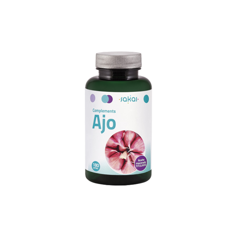 AJO  PERLAS - ACEITE 180 PERLAS 630Mg. SAKAI