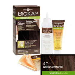 TINTE NUTRICOLOR DELICATO 4.0 CASTAÑO NATURAL 140Ml. BIOKAP