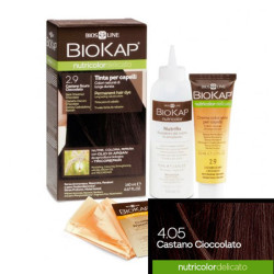 TINTE NUTRICOLOR DELICATO 4.05 CASTAÑO CHOCOLATE 140Ml. BIOKAP