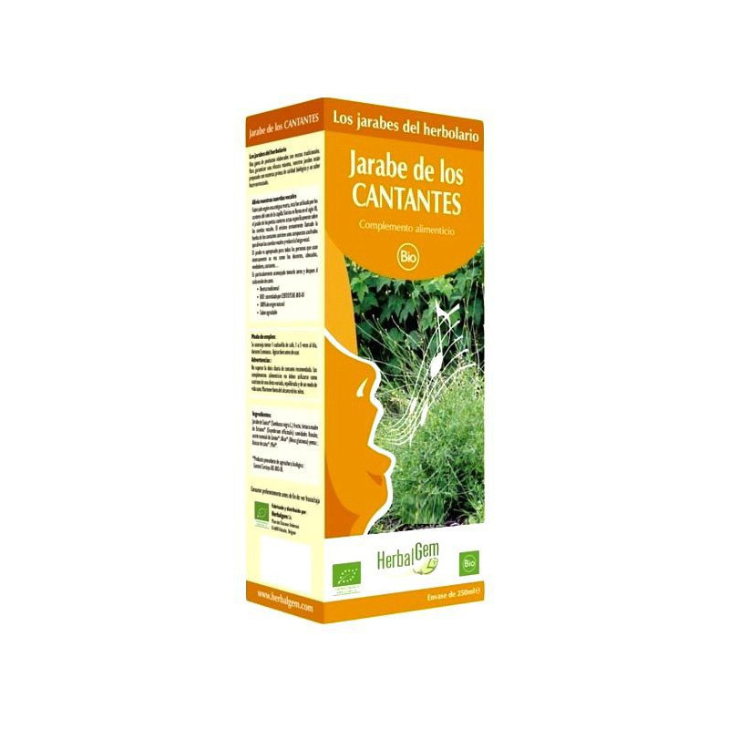 JARABE DE LOS CANTANTES BIO 250Ml. HERBAL GEM