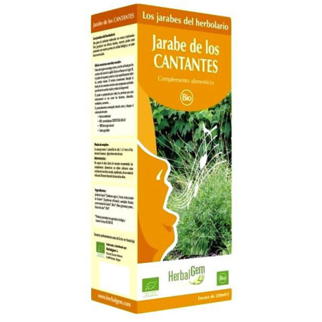 JARABE DE LOS CANTANTES BIO 250Ml. HERBAL GEM