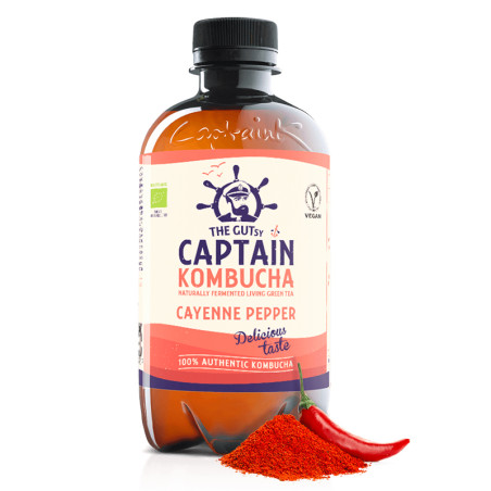 CAYENNE PEPER 400Ml. CAPTAIN KOMBUCHA