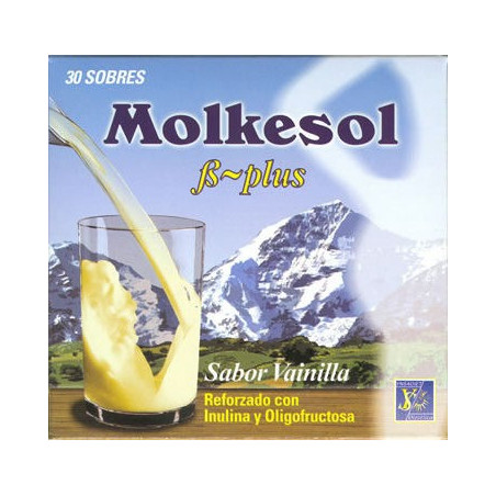 MOLKESOL VAINILLA ENZIMATICO CON ESTEVIA 30 SOBRES YNSADIET