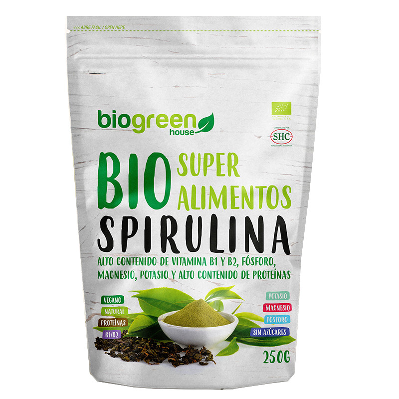 SPIRULINA SUPERALIMENTO BIO 125Gr. BIOGREEN