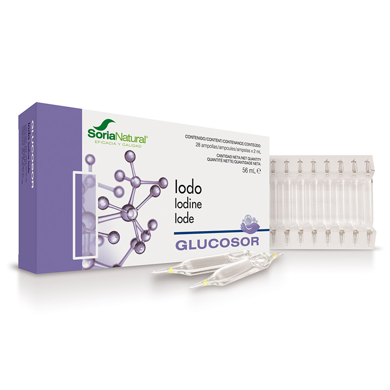 GLUCOSOR IODO 28 VIALES SORIA NATURAL