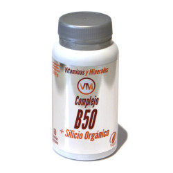 COMPLEJO B50 + SILICIO ORG. 60 CAPSULAS VEGETALES