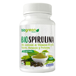 BIOSPIRULINA 180 COMPRIMIDOS BIOGREEN