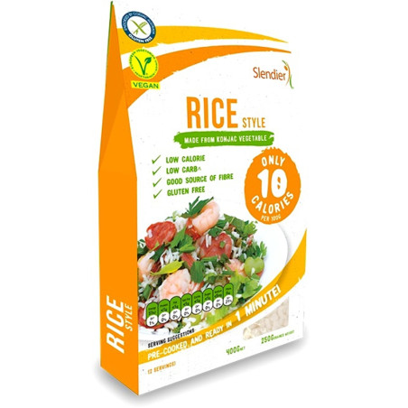 PASTA KONJAC ARROZ 400Gr. SLENDIER