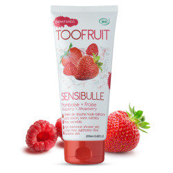 GEL DE DUCHA FRESA Y FRAMBUESA 200Ml. TOOFRUIT