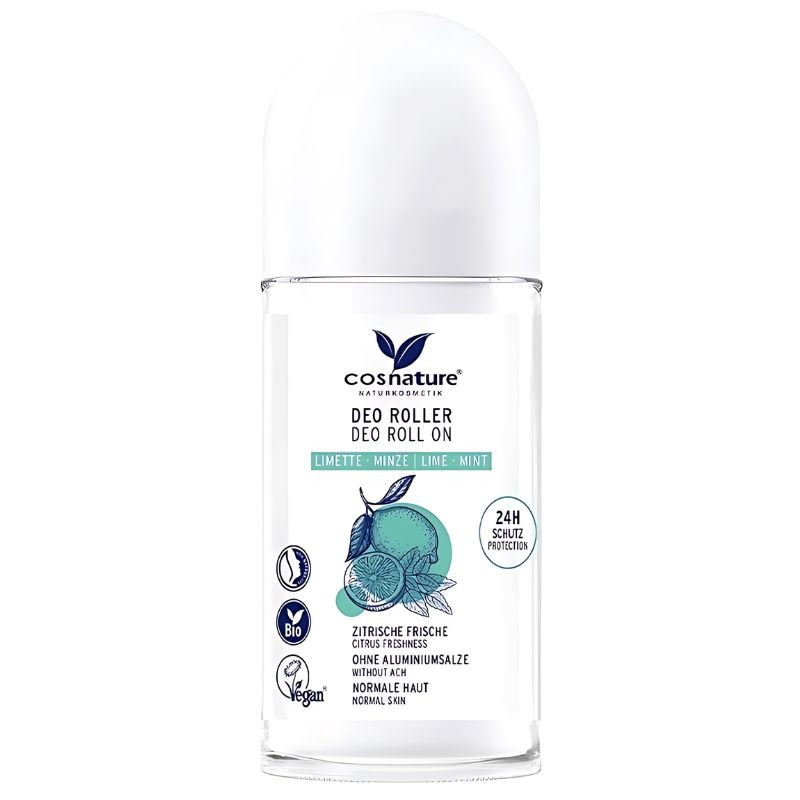 DESODORANTE ROLL-ON 24h MENTA & LIMA BIO 50 ML COSNATURE