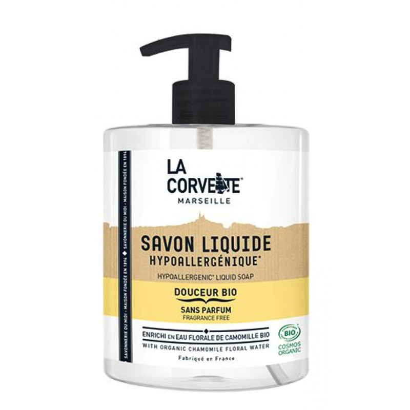 JABON LIQUIDO SIN PERFUME 500Ml. LA CORVETTE