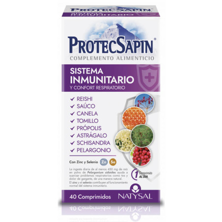 PROTECSAPIN SISTEMA INMUNITARIO 40 COMPRIMIDOS NATYSAL