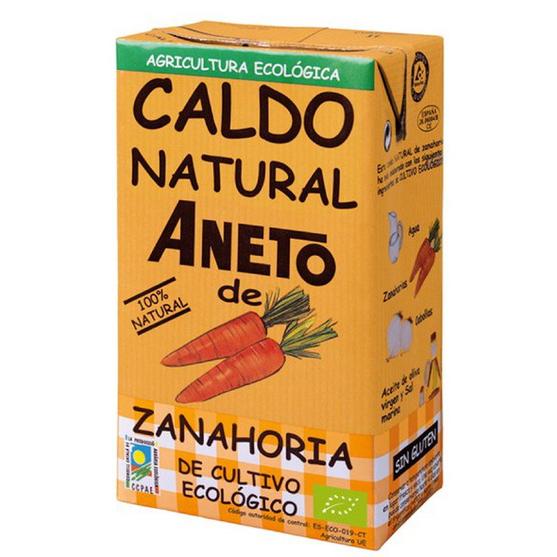 CALDO DE ZANAHORIA BIO 1Lt. ANETO