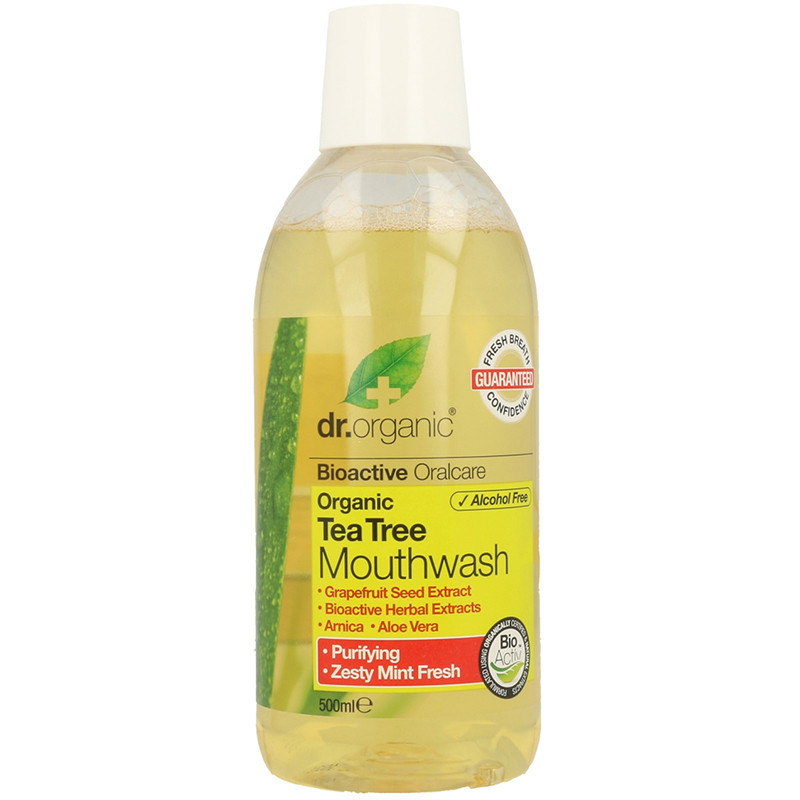 ENJUAGUE BUCAL DE ARBOL DEL TE 500Ml. DR. ORGANIC