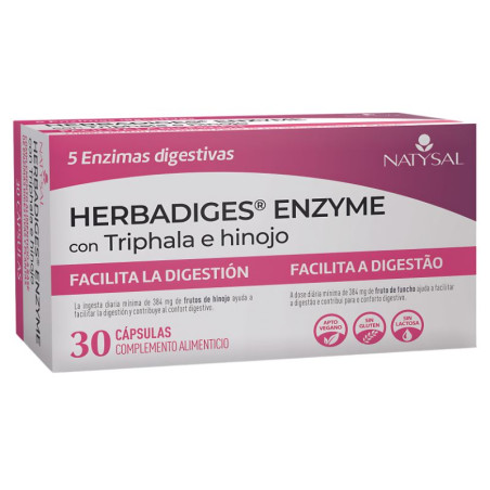 HERBADIGES ENZYME 30 CAPSULAS