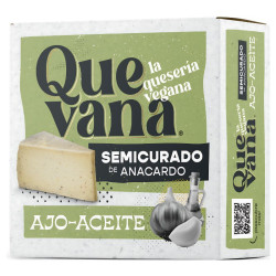 QUESO VEGANO AJO Y ACEITE 160Gr ECO QUEVANA