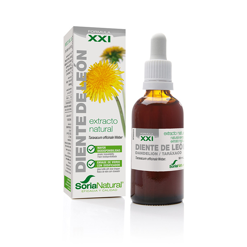 EXTRACTO DE DIENTE DE LEON FORMULA XXI 50Ml. SORIA NATURAL