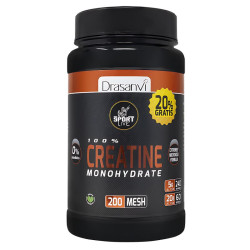 CREATINA MONOHIDRATO 200 MESH 1KG+20% REGALO DRASANVI SPORT LIVE